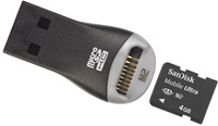 SanDisk 4GB Ultra High Speed (M2) Memory Stick Micro Card for Sony Ericsson a500i