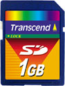 1GB Hi-Speed SD Transcend card.