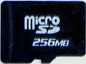 256MB micro SD Memory Card - Generic (with SD adapter).
