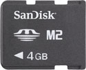 Sandisk 4GB Memory Stick Micro M2 Card for Sony Ericsson a500i