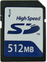 512MB Hi-Speed 80X SD MobyMemory card.