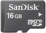 SanDisk 16GB microSDHC Memory Card (CARD ONLY) for Nokia 3110