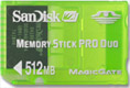 SanDisk 512MB Gaming Memory Stick Pro Duo (without MS Adapter).