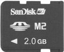 Sandisk 2GB Memory Stick Micro M2 Card for Sony Ericsson a500i
