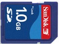 1GB SD SanDisk Memory card.