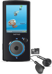 16GB SanDisk Sansa® View MP3 Player.